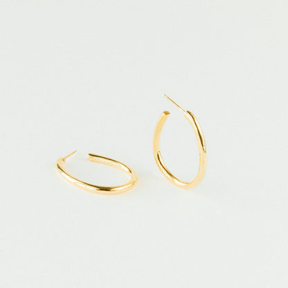 Anine Oval Hoops