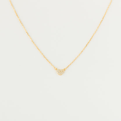 Pave Heart Necklace