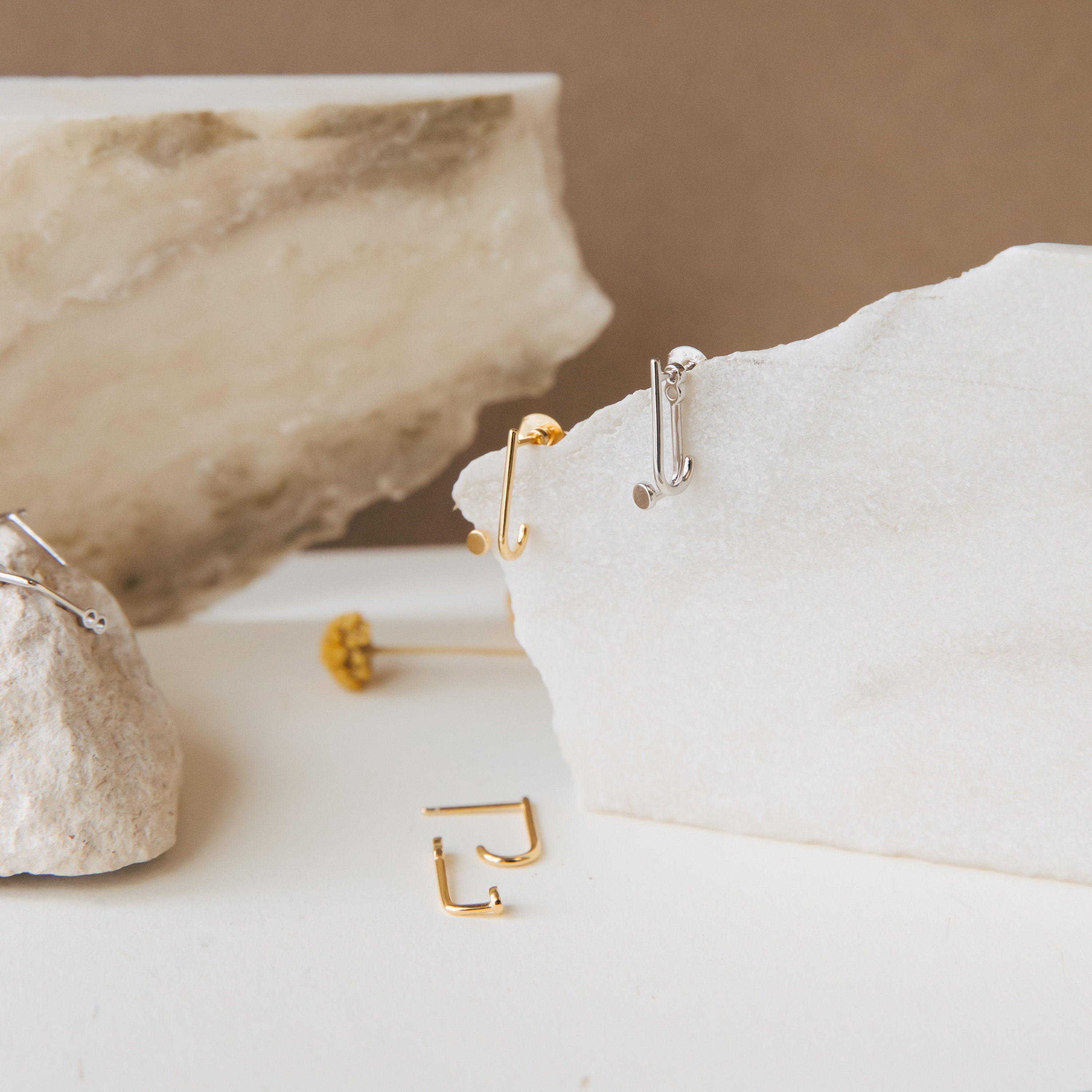 Dot Ear Jackets in 18K Gold