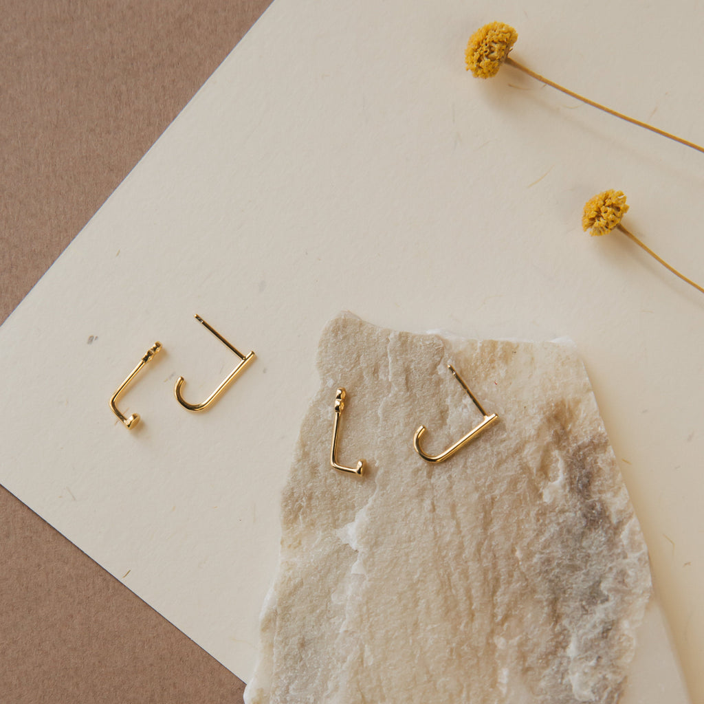 Dot Ear Jackets in 18K Gold