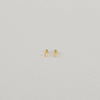 Tiny Cross Studs