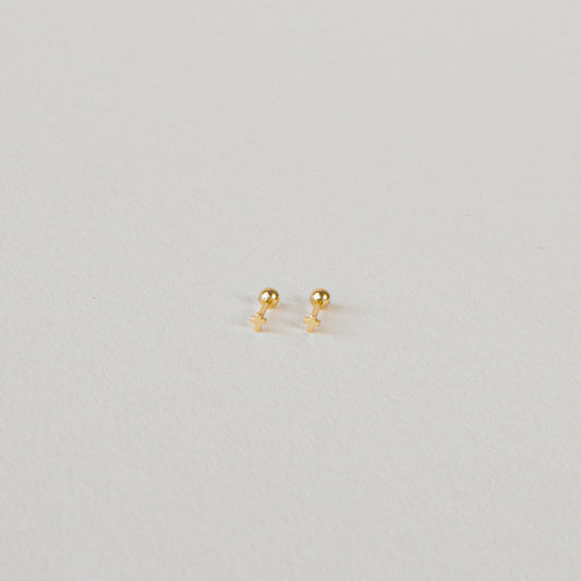 Tiny Cross Studs