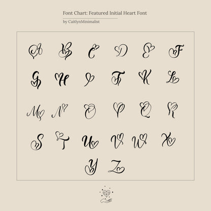 Initial Heart Necklace