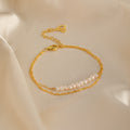 Duo Pearl Twist Bracelet