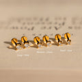 Diamond Flatback Studs Set