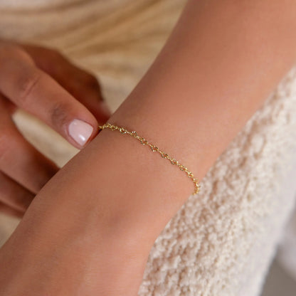 Heart Link Chain Bracelet