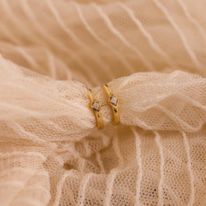 Ericka Diamond Hoops