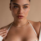 3 Prong Tennis Necklace