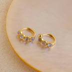 Clear Moonstone Huggies