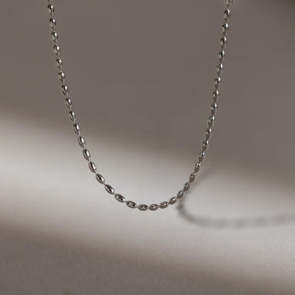 Oval Beaded Necklace