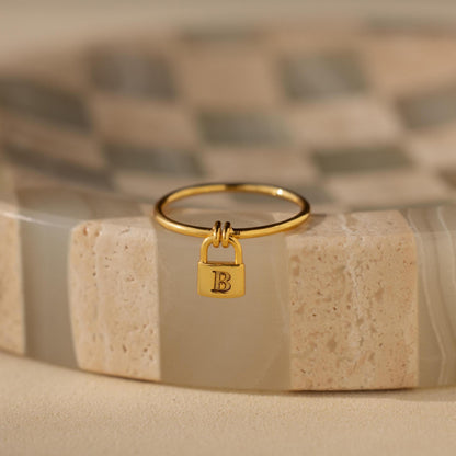 Initial Padlock Drop Ring