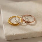 Dainty Morse Code Ring