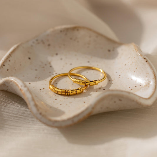 Dainty Morse Code Ring