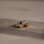 Toi et Moi Infinity Birthstone Ring