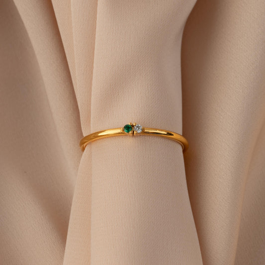 Mini Toi et Moi Birthstone Ring