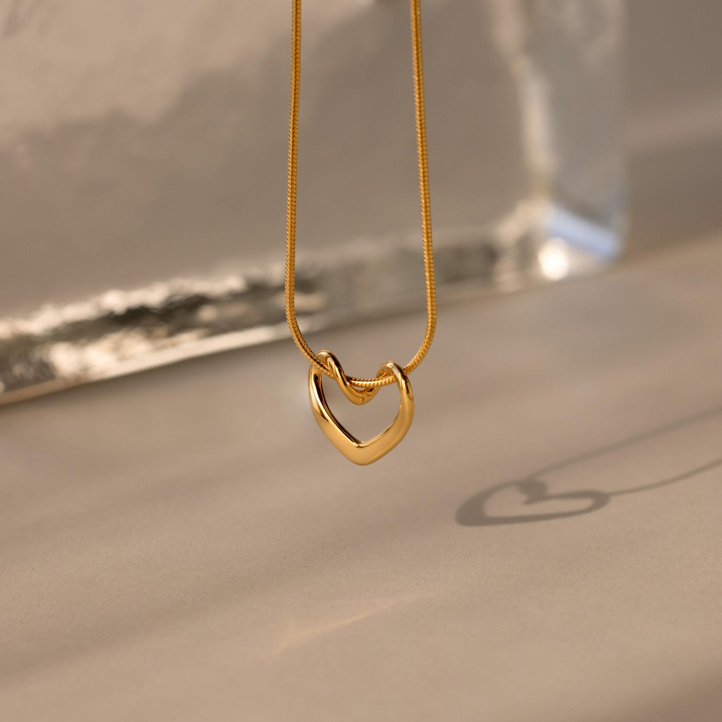 Heart Knot Necklace