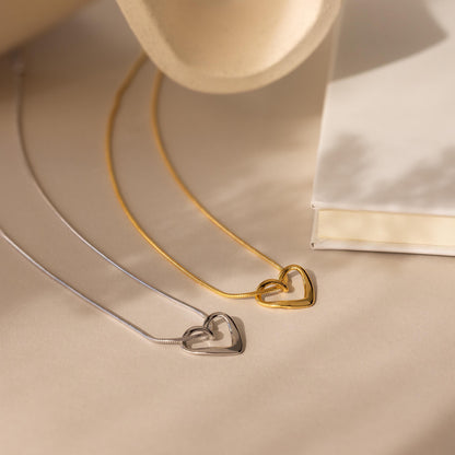 Heart Knot Necklace