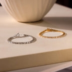 Claudia Baguette Tennis Bracelet