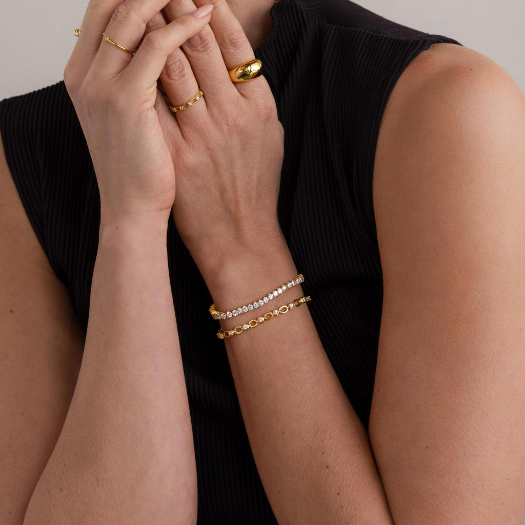 Diamond Chain Tennis Bracelet
