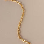 Pave Paperclip Chain Bracelet