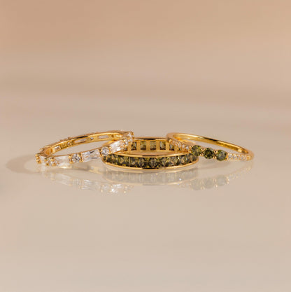Peridot Rings Set