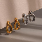 Bold Duo Knot Earrings