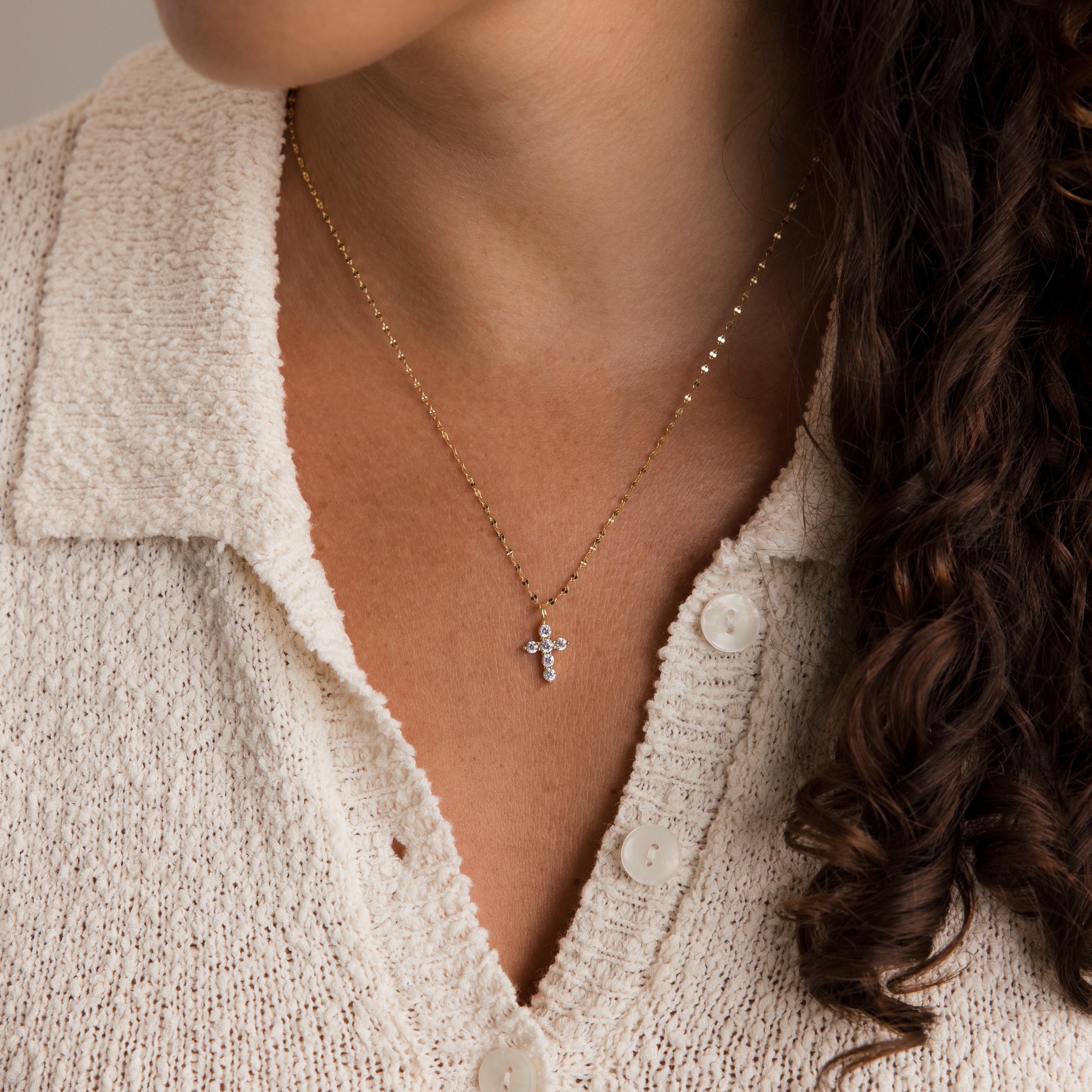 Diamond Cross Necklace