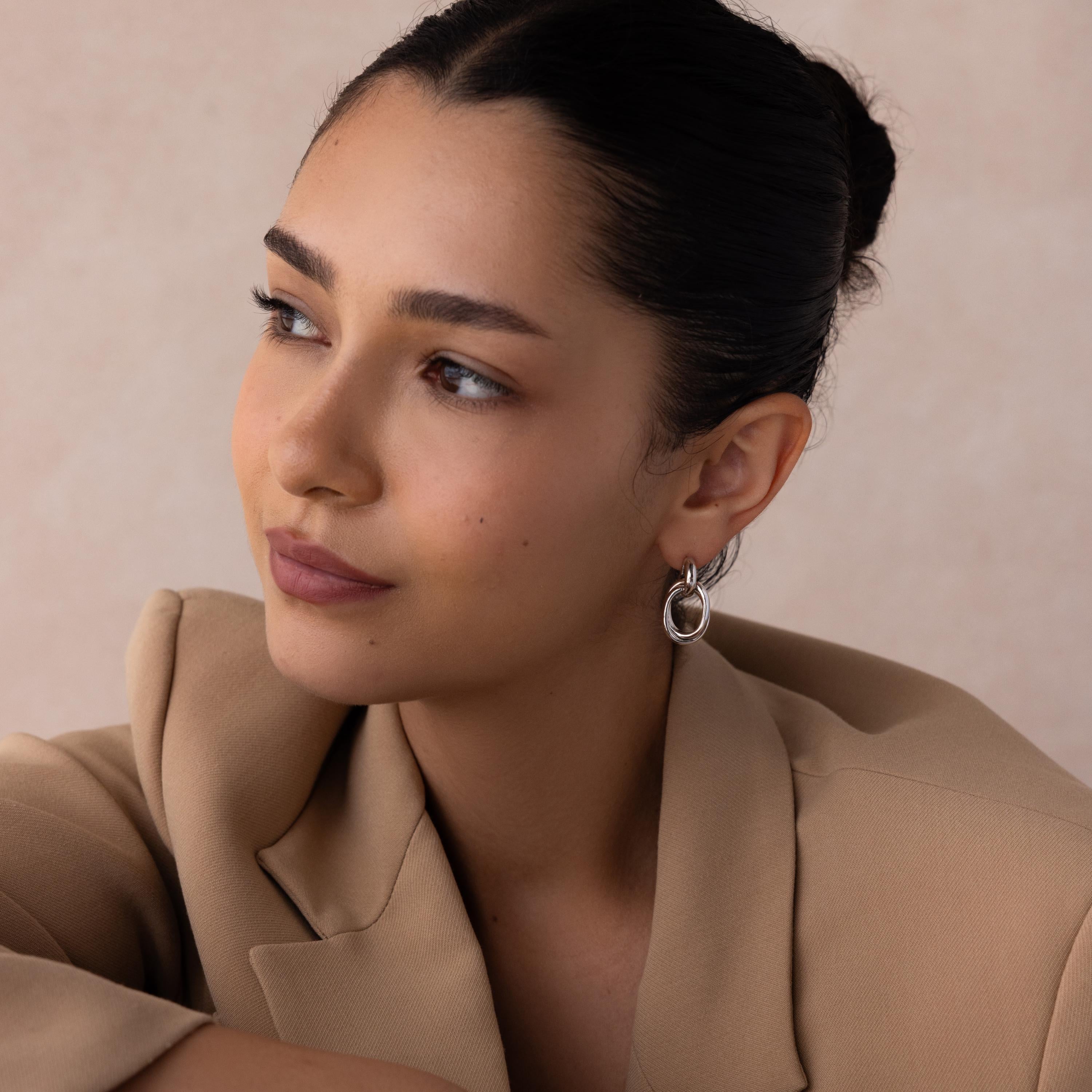 Bold Duo Knot Earrings
