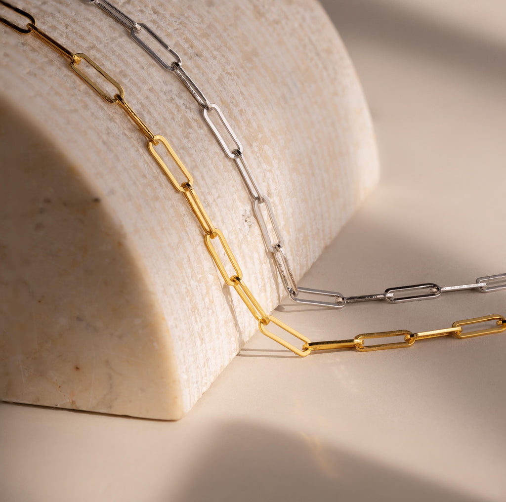 Bold Paperclip Chain Necklace