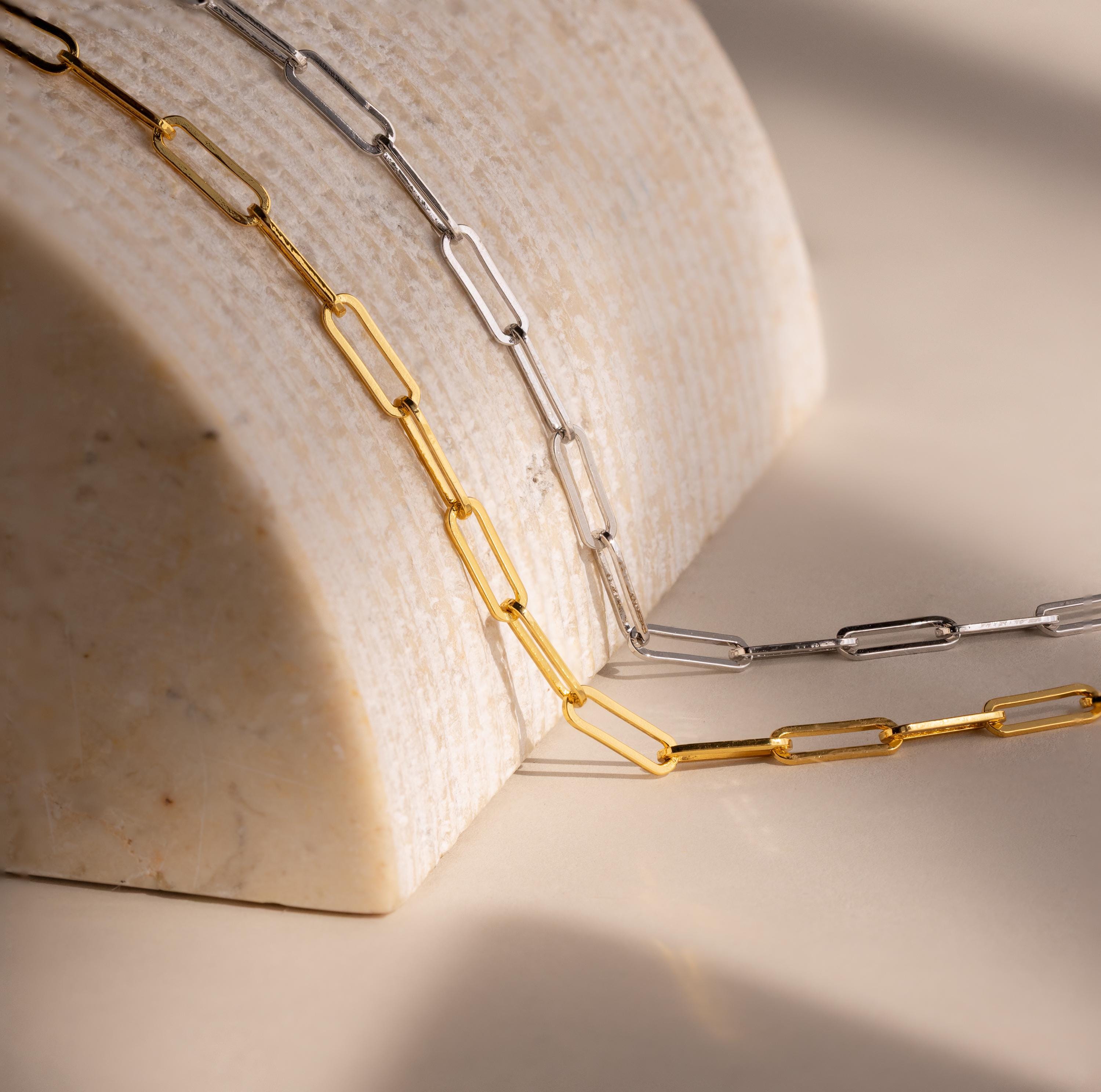 Bold Paperclip Chain Necklace