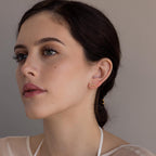 Dainty Pearl Bar Studs