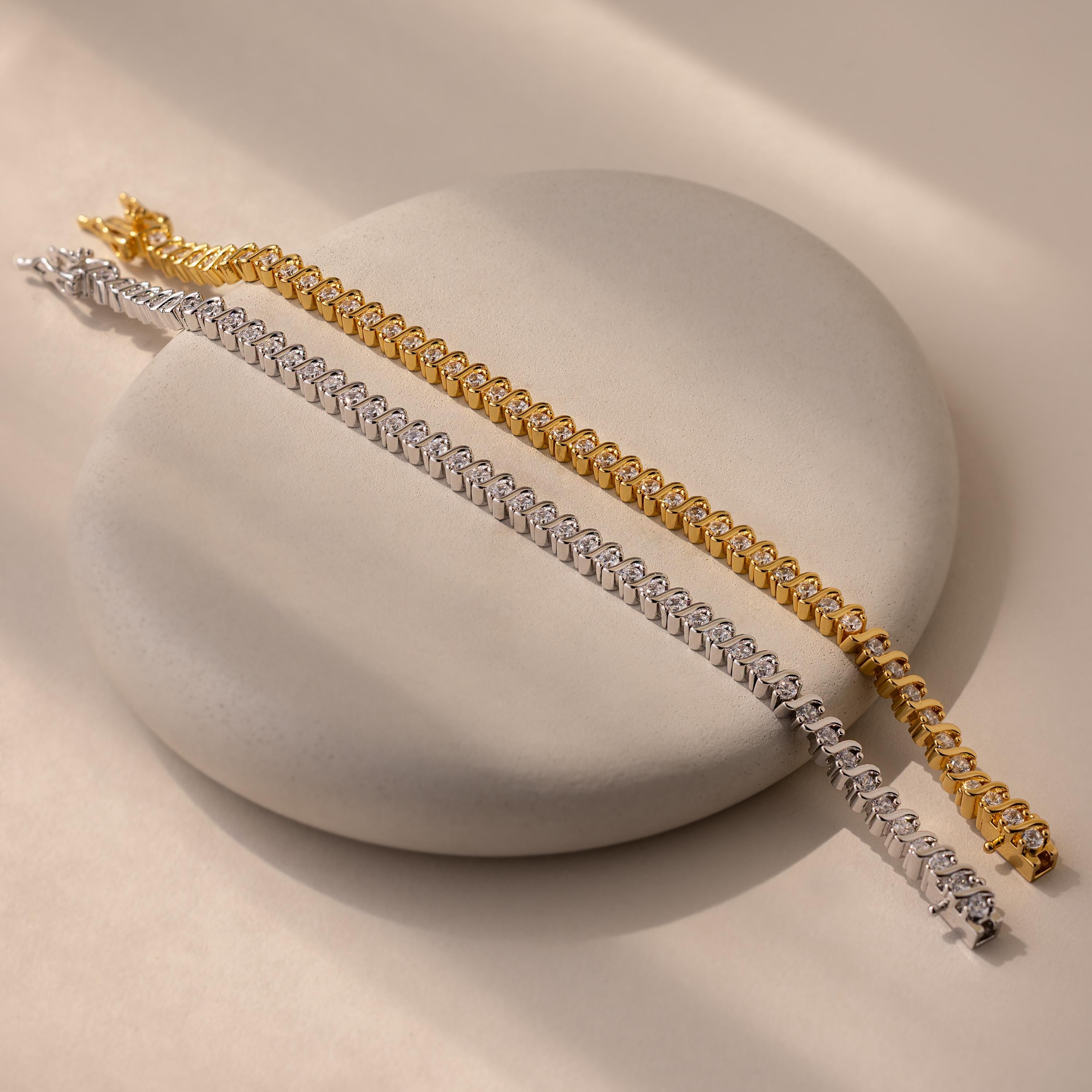 S-Link Diamond Tennis Bracelet