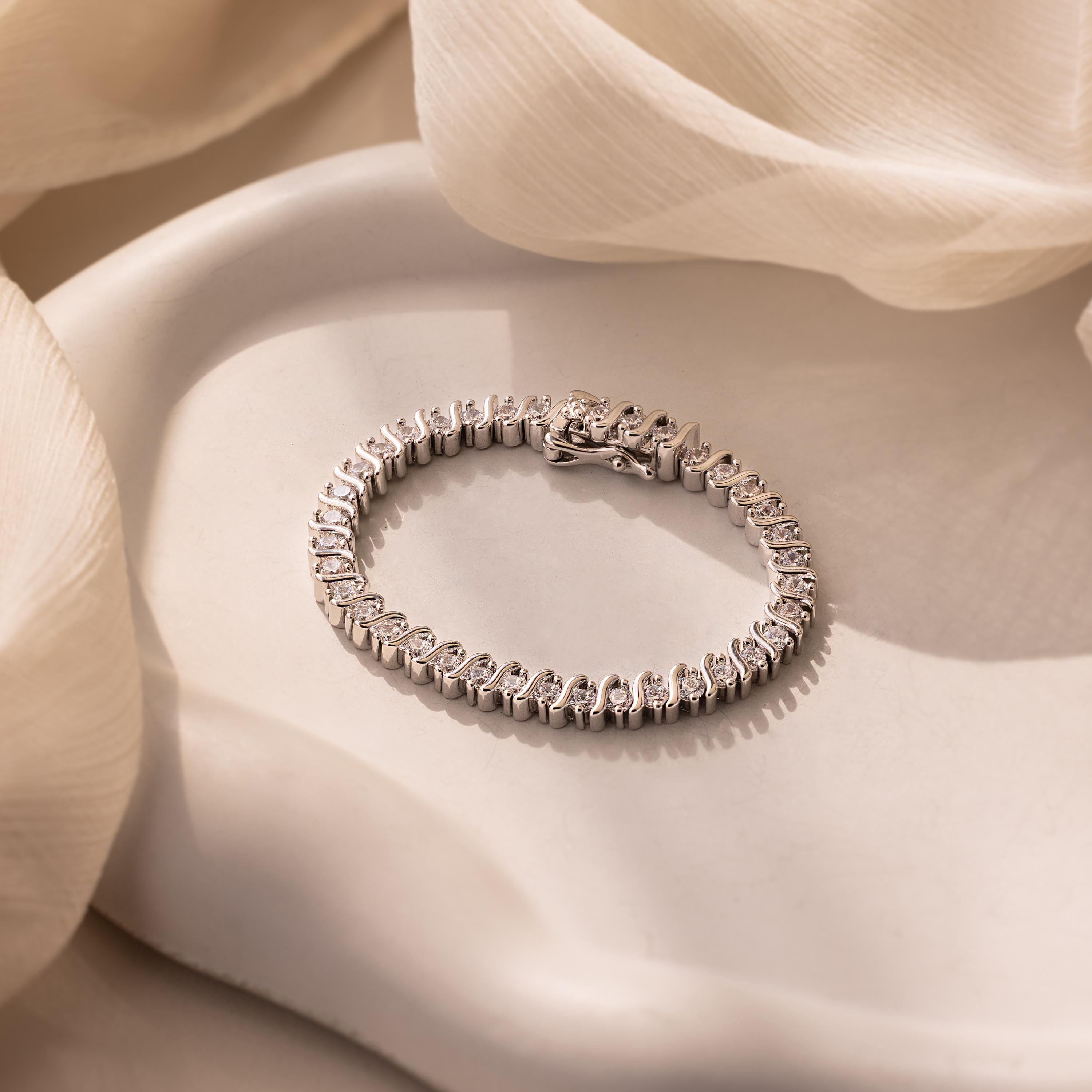 S-Link Diamond Tennis Bracelet