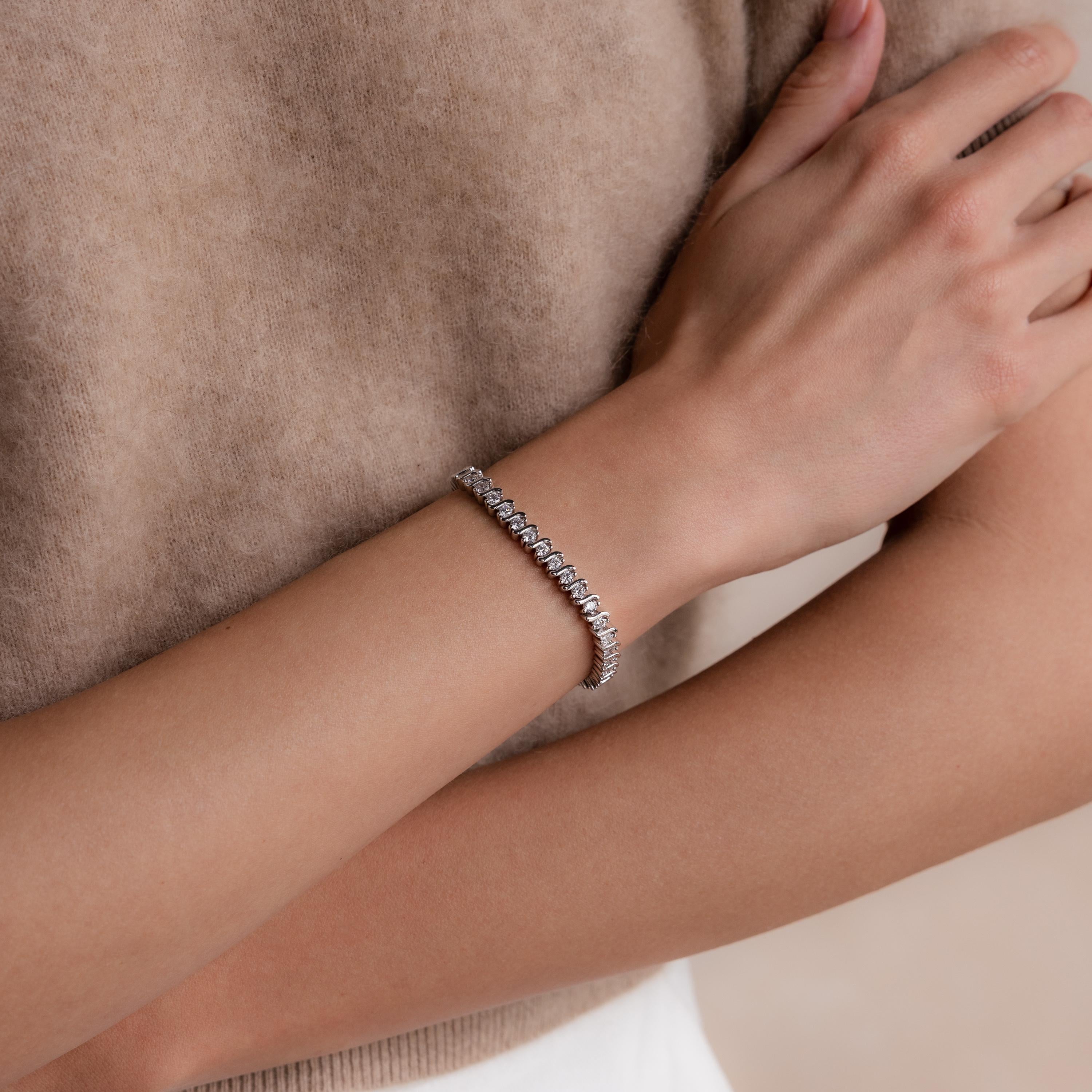 S-Link Diamond Tennis Bracelet