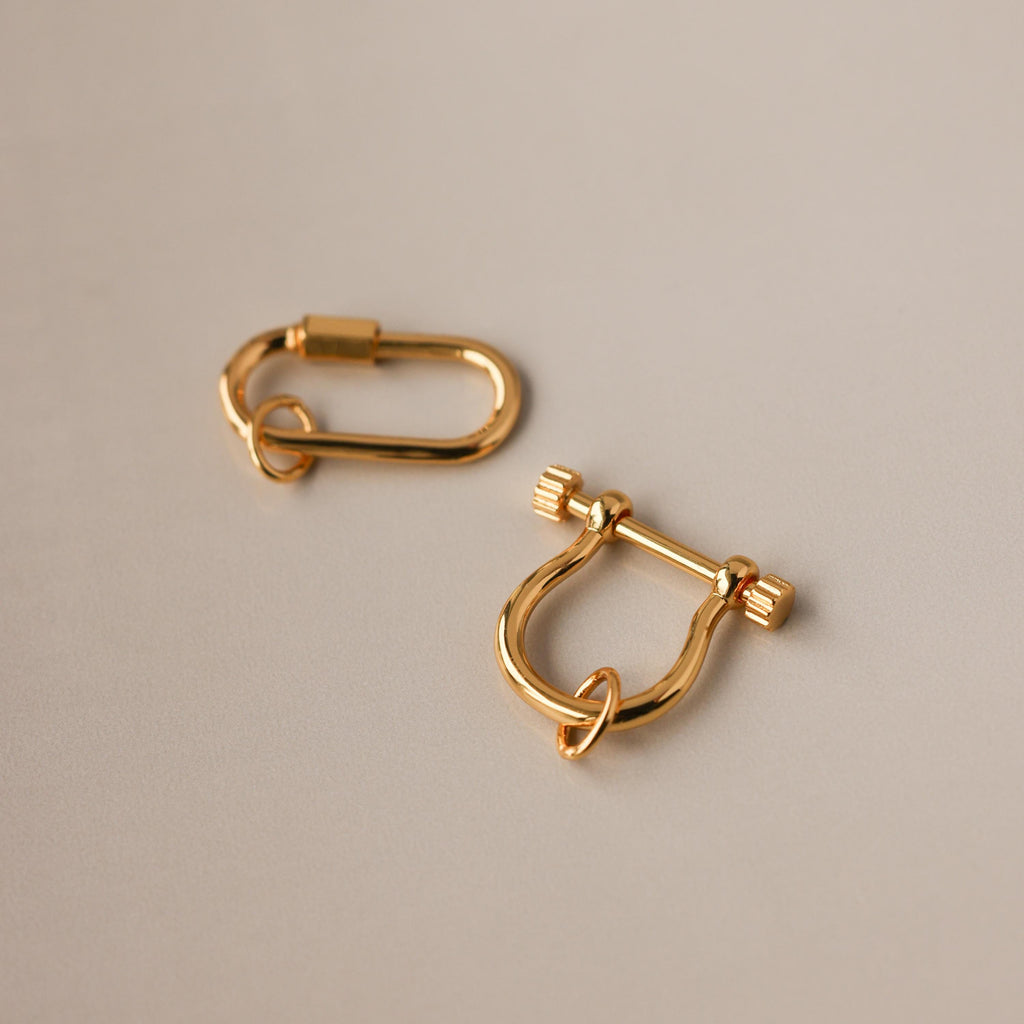 Bar & Carabiner Charm Set