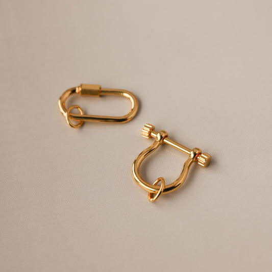 Bar & Carabiner Charm Set
