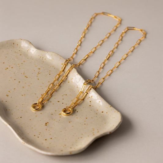 Paperclip Clasp Necklace
