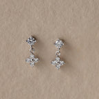 Ivy Flower Flat Back Studs