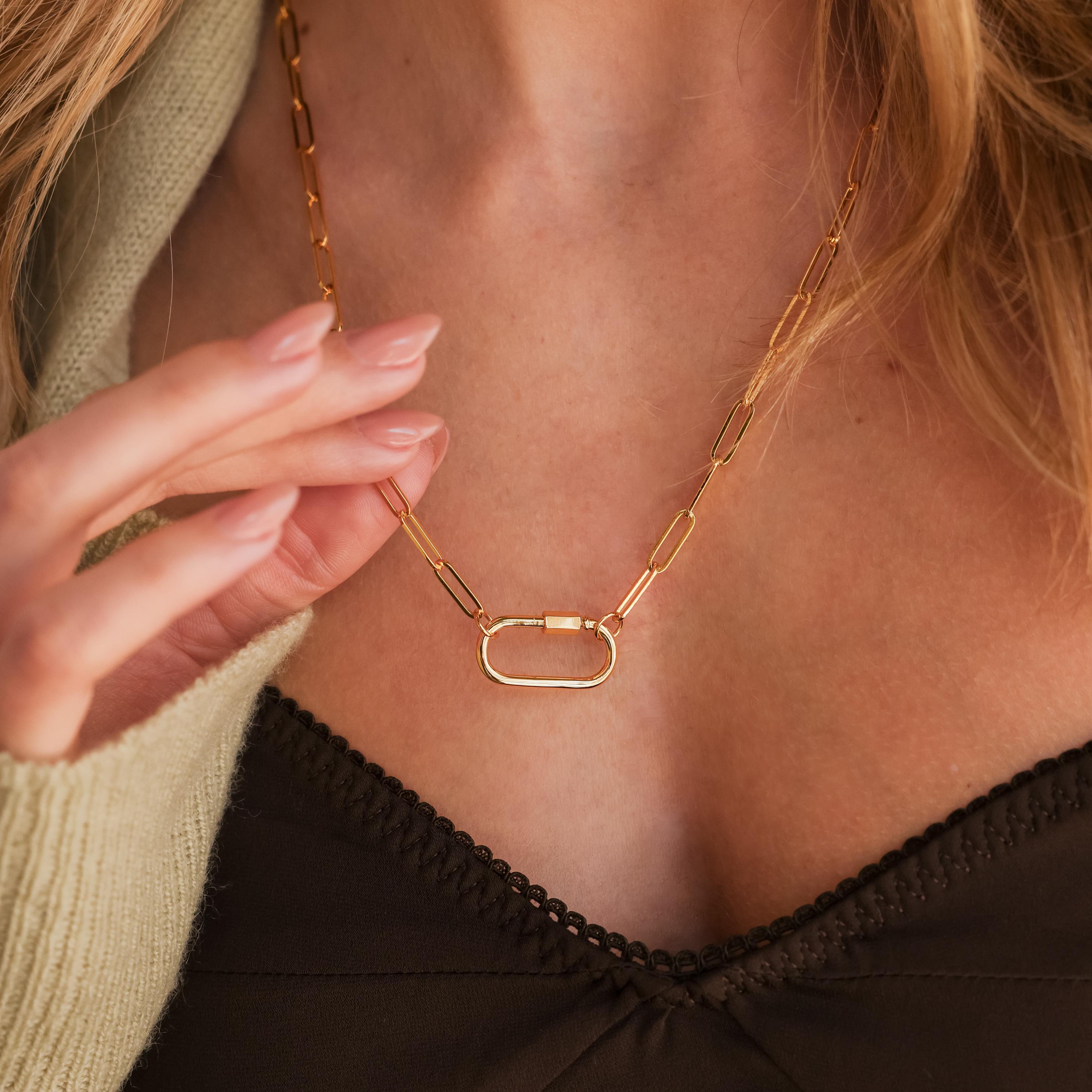 Bar & Carabiner Charm Set