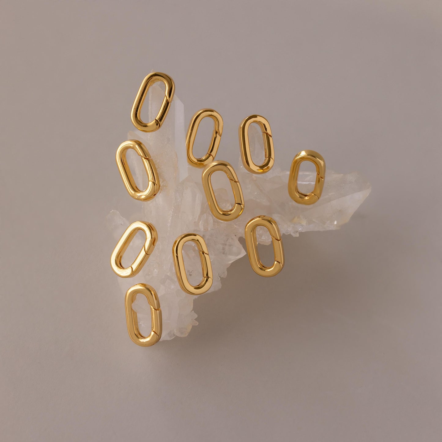 Multipurpose Charm Hoop Clasp Set