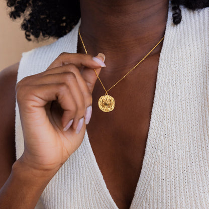 Zodiac Coin Necklace