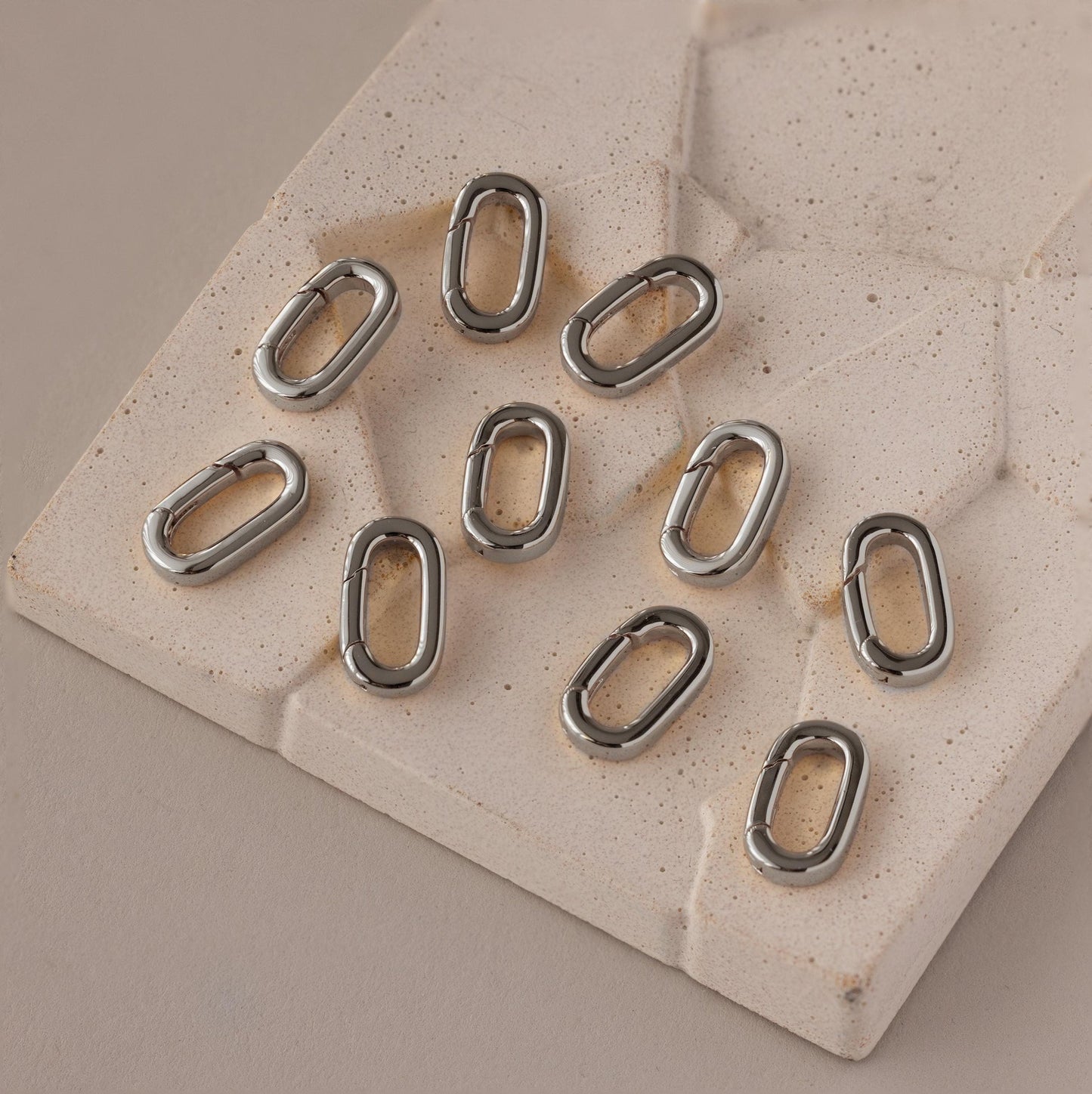 Multipurpose Charm Hoop Clasp Set