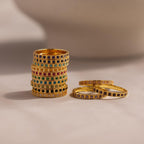 Art Deco Birthstone Eternity Ring