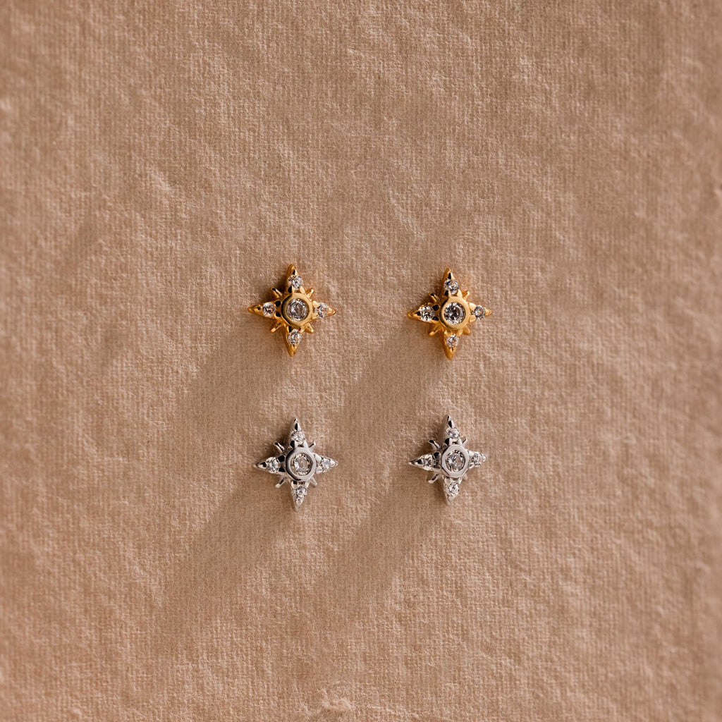 Starburst Flat Back Studs