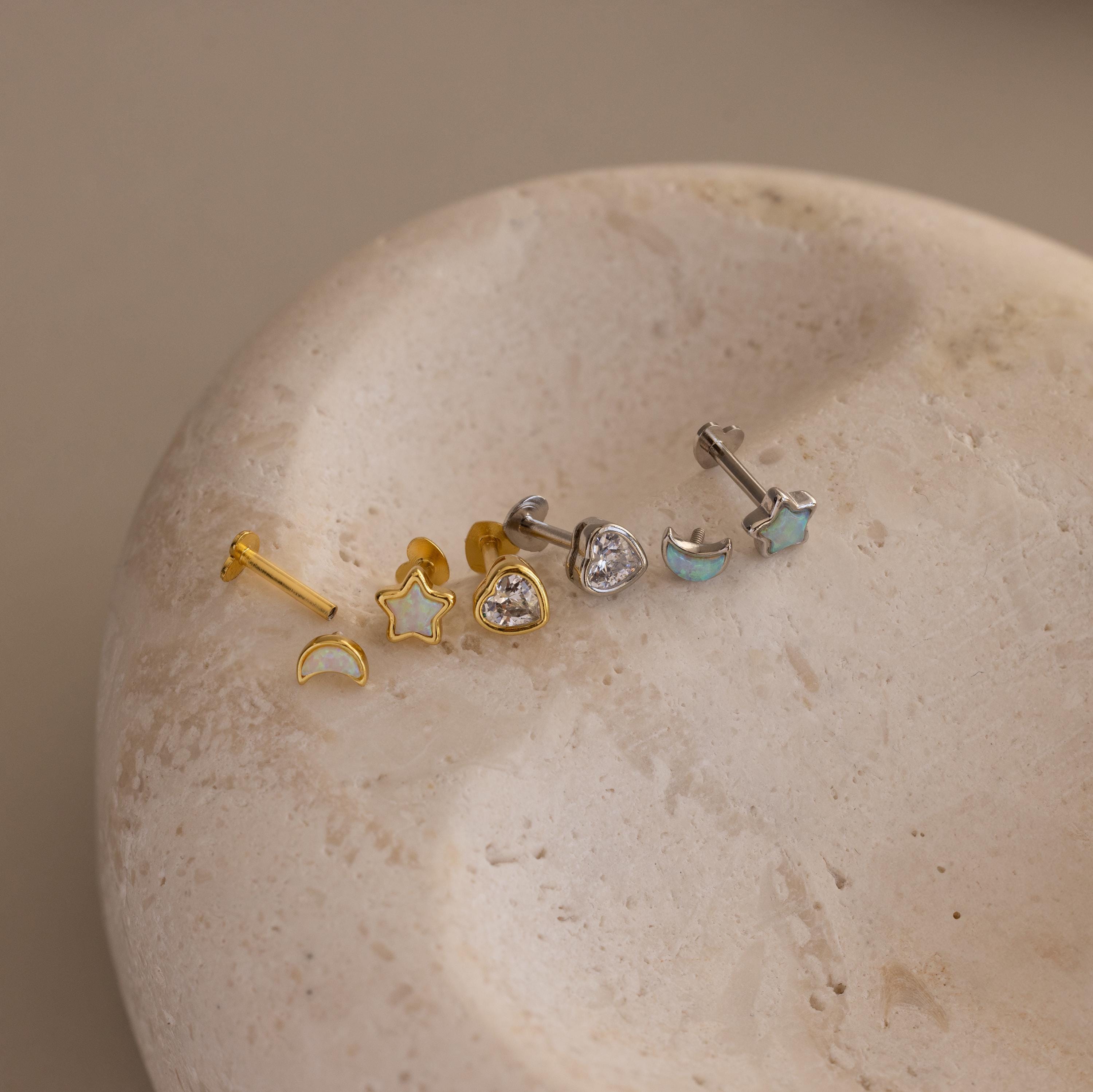 Celestial Flat Back Stud Set