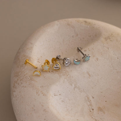 Celestial Flat Back Stud Set