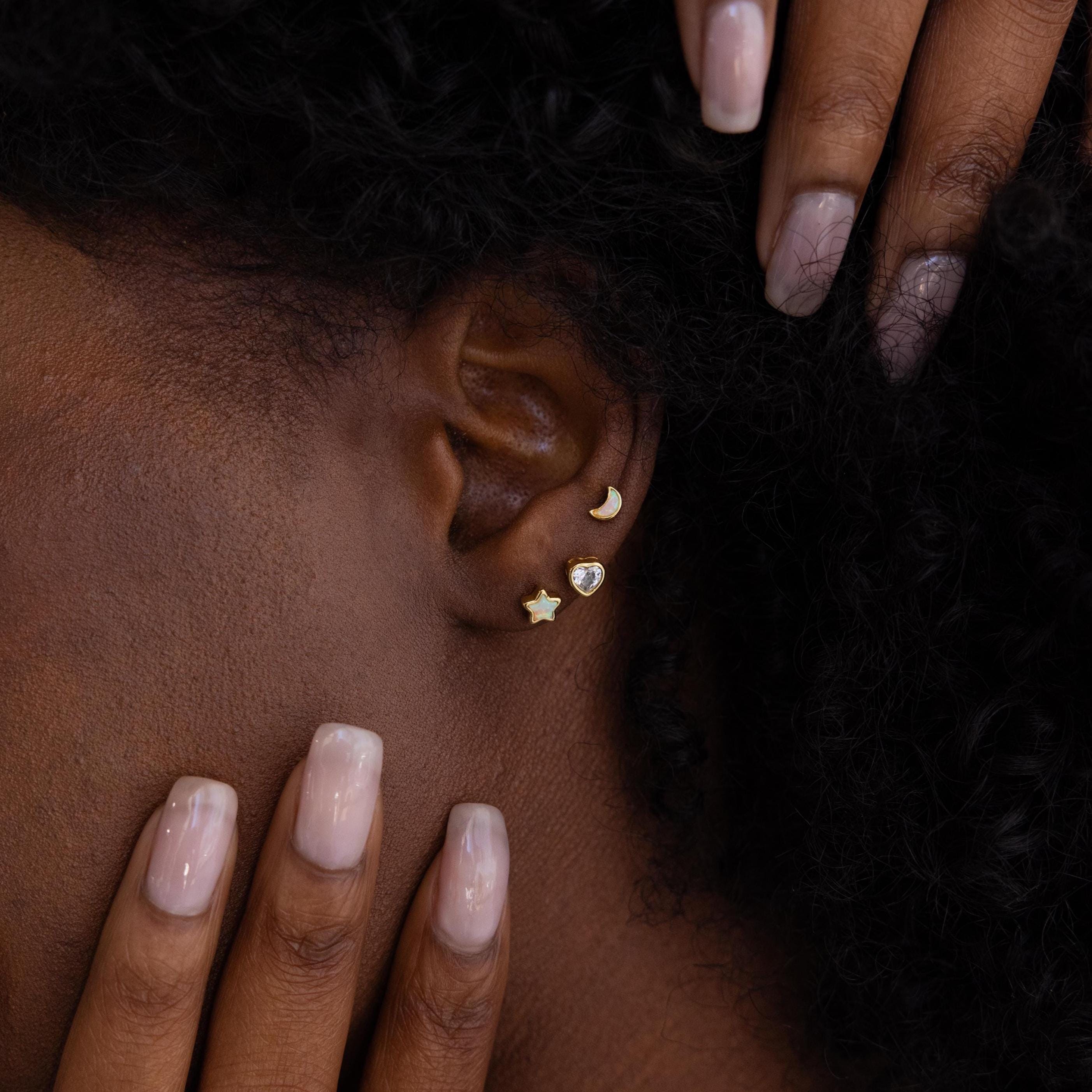 Celestial Flat Back Stud Set