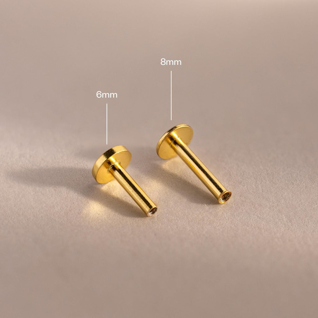 8mm Flatback Posts