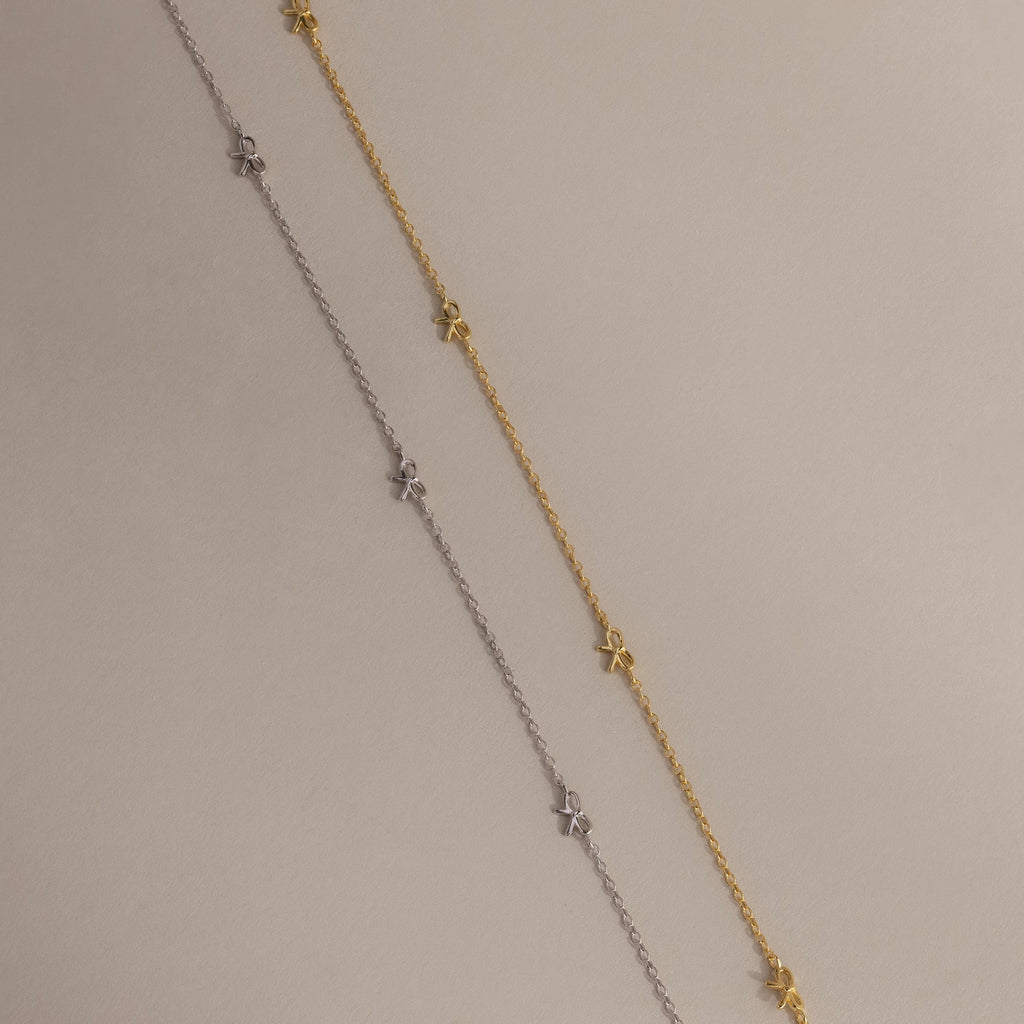 Bow Station Necklace
