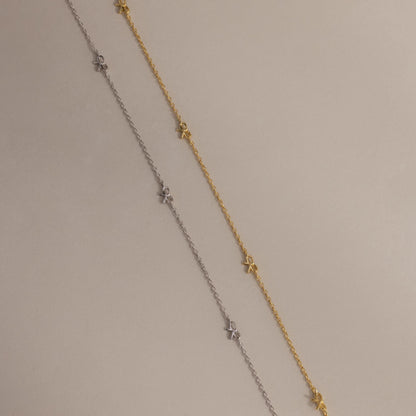 Bow Station Necklace